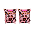 Zwembandjes panterprint roségoud 2-6 jaar