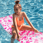 Luftmatratze Luxus-Leopardenmuster Neon 177 cm