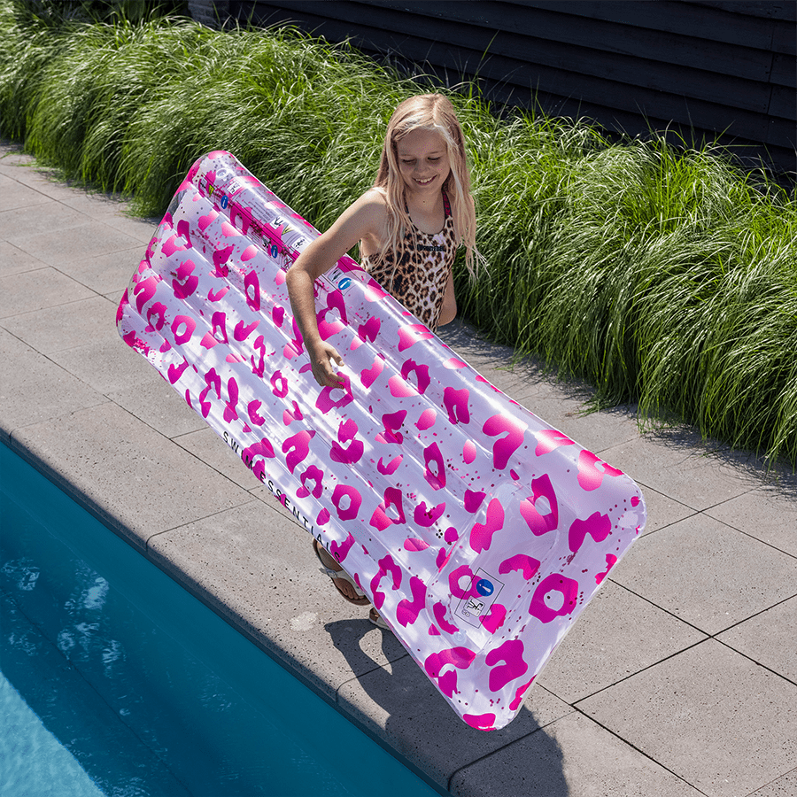 Luftmatratze Luxus-Leopardenmuster Neon 177 cm