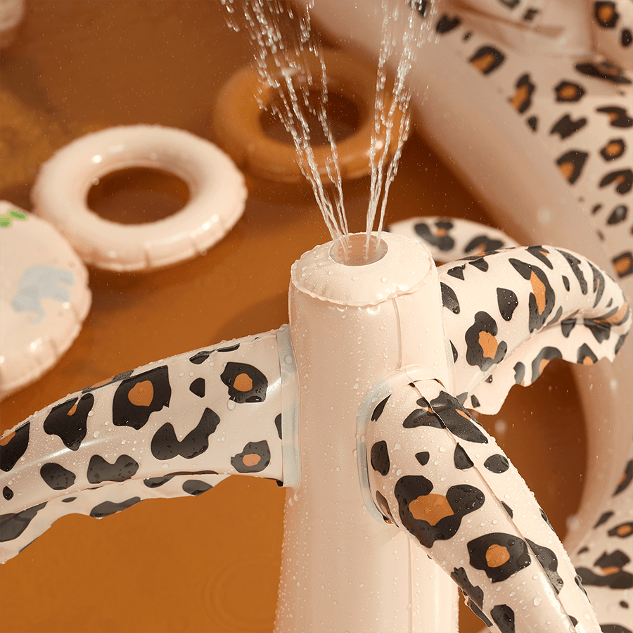 Erlebnisbecken Leopardenmuster beige 210 cm