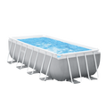 Prismenrahmen-Schwimmbecken 400x200x122 cm (Set)