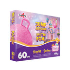 Skippy-Ball rosa Glitzer 60 cm