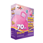 Skippy-Ball rosa Glitzer 70 cm