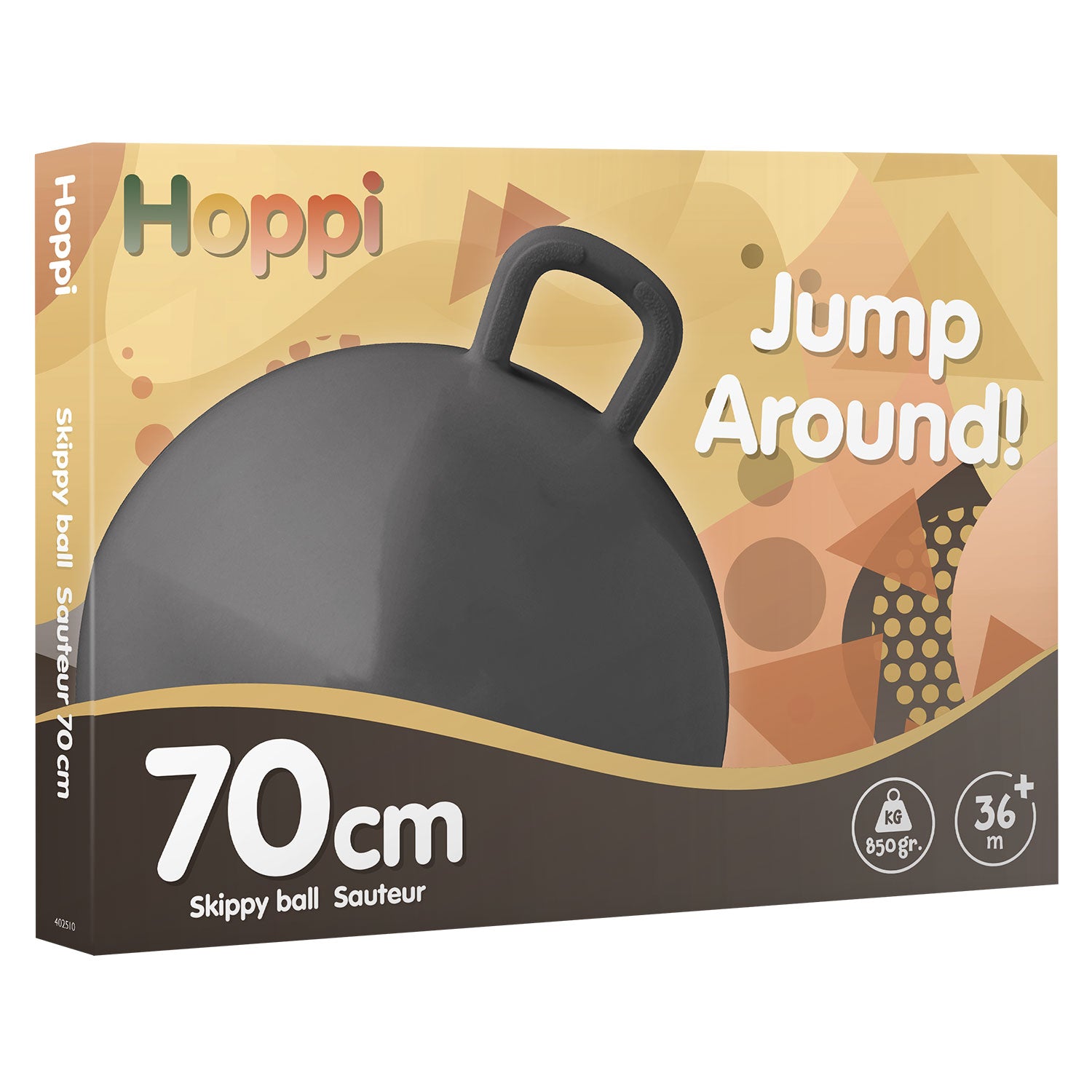 Skippybal zwart 70 cm