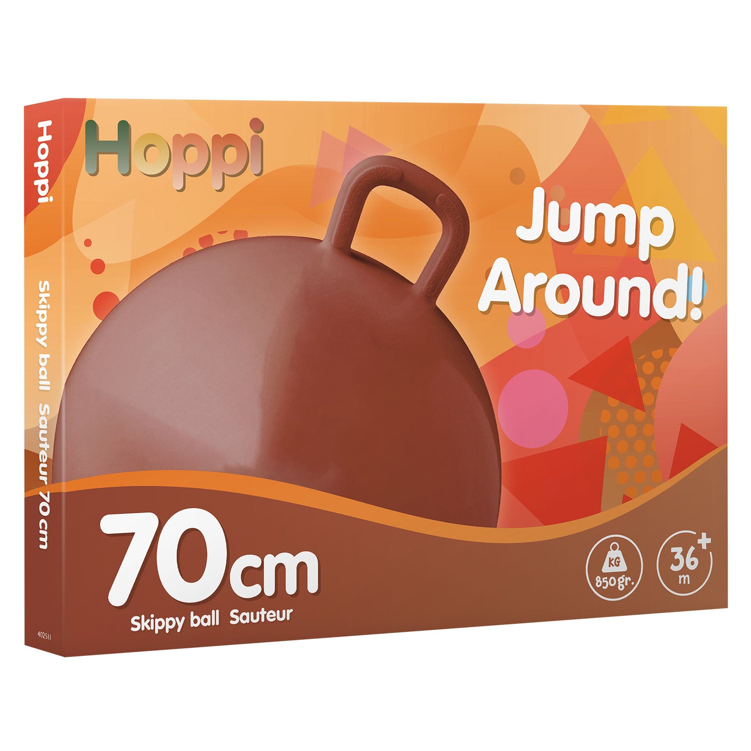 Skippybal rood 70 cm