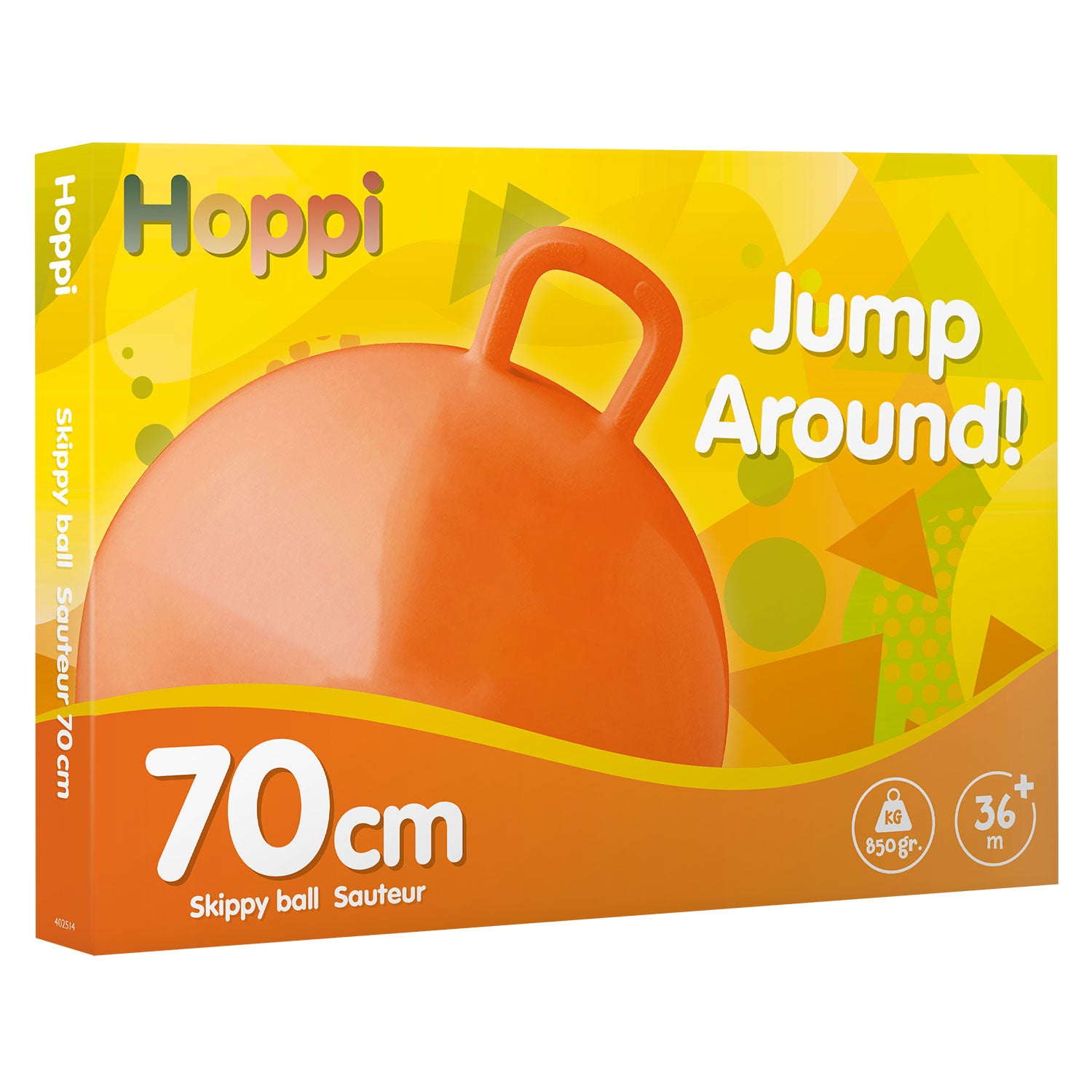 Skippybal oranje 70 cm