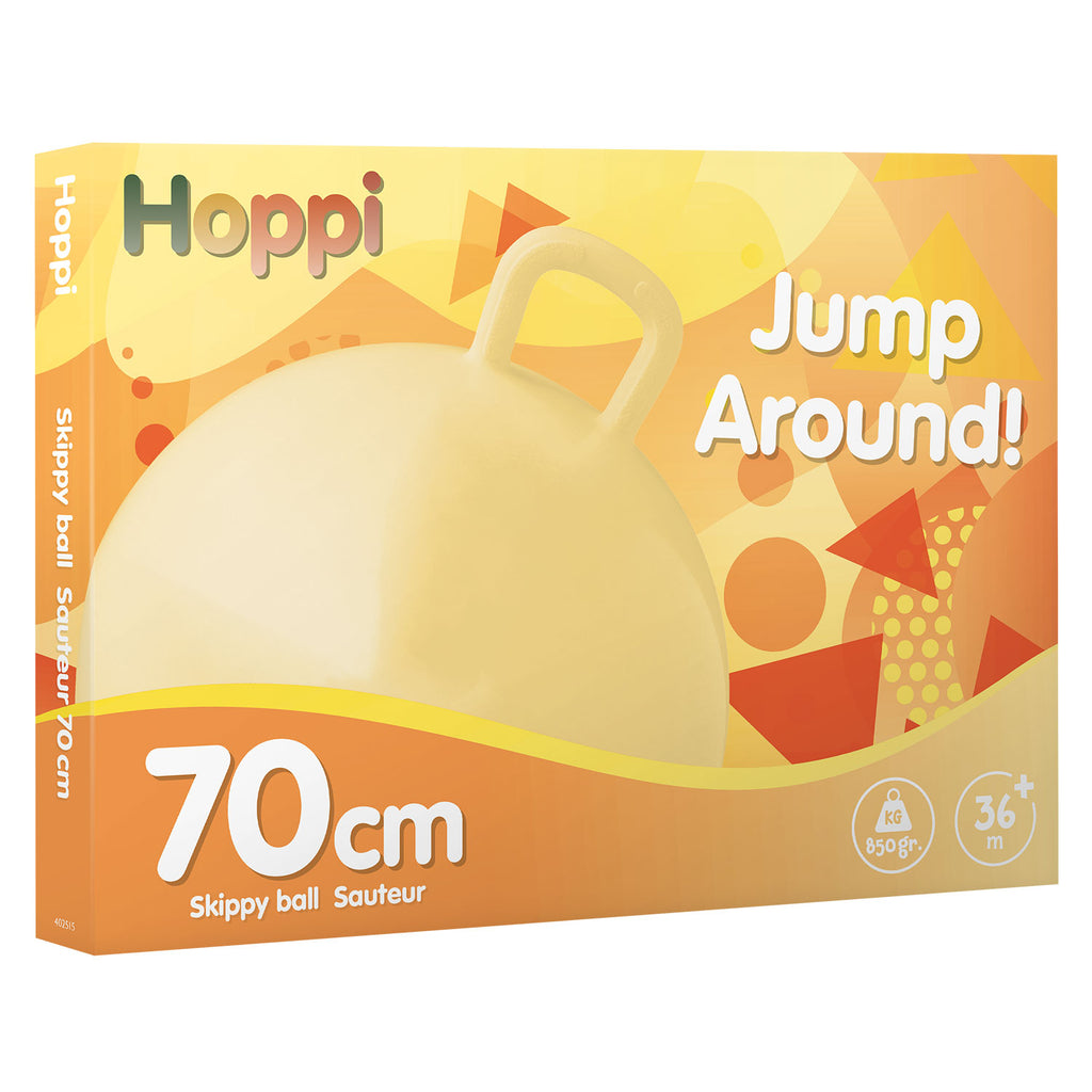Skippybal geel 70 cm