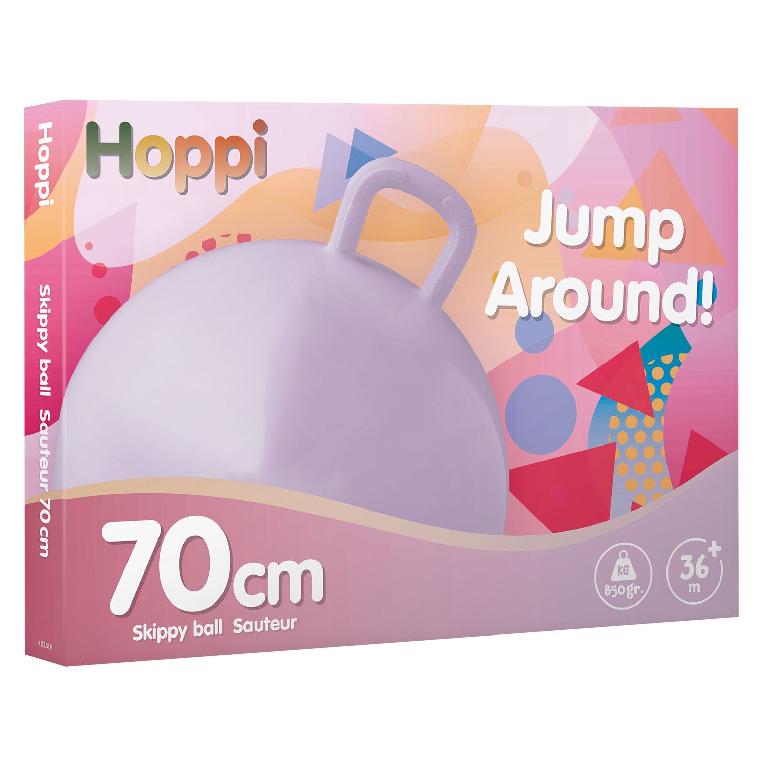 Skippybal paars 70 cm
