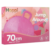 Skippybal pink glitter 70 cm