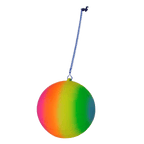 Schlüsselanhänger Kugel Regenbogen