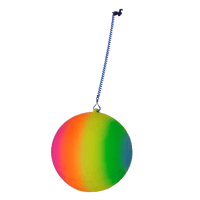 Schlüsselanhänger Kugel Regenbogen