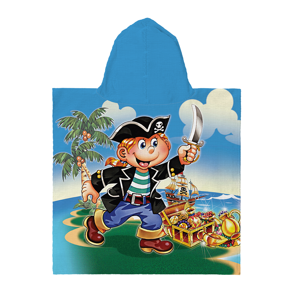 Kinderponcho Pirat