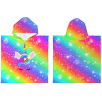 Kinderponcho Einhorn
