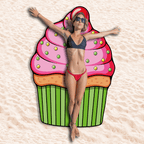 Strandtuch Cupcake 150 cm