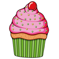 Strandlaken Cupcake