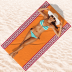 Strandtuch Mykonos Orange 100x180 cm