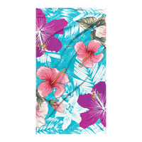Strandlaken Hibiscus Blue