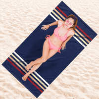 Strandtuch Maritime Streifen 100x180 cm
