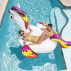 Übergroßes Einhorn-Rutschauto, 224 cm