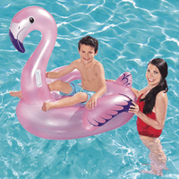 Flamingo-Rutschauto 127 cm