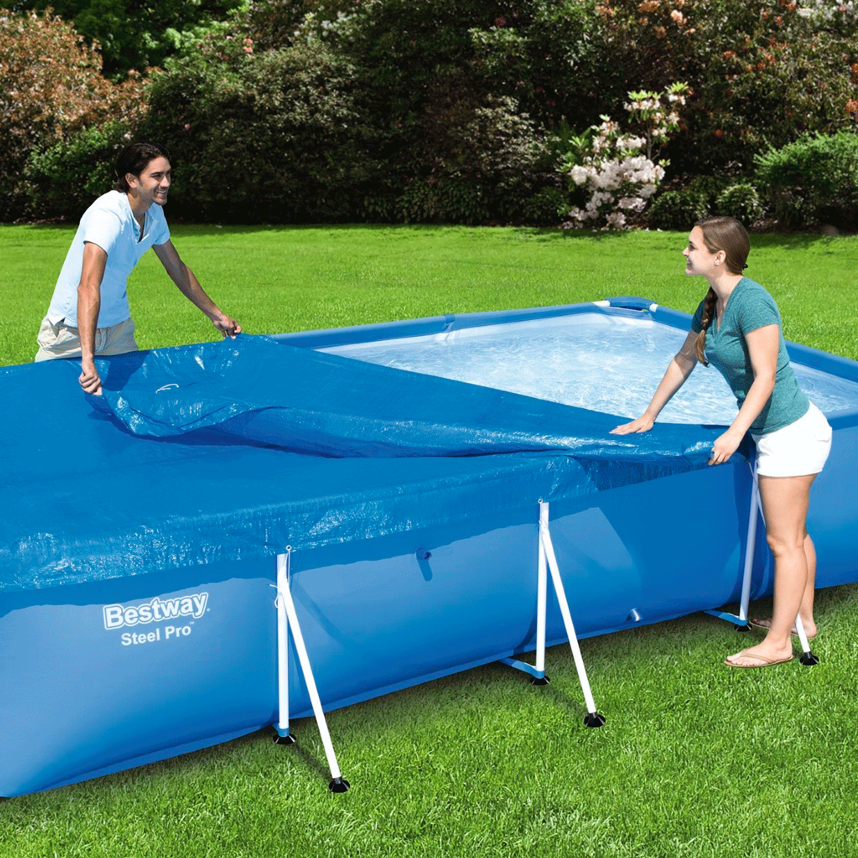 Schwimmbadabdeckung 400x211 cm