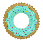 Schwimmbad süßer Donut 91 cm