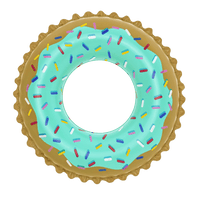 Schwimmbad süßer Donut 91 cm