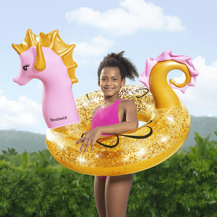 Schwimmband Seepferdchen Glitzer 115 cm