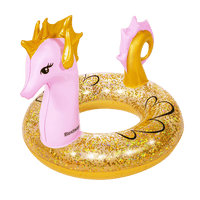 Zwemband zeepaard glitter 115 cm