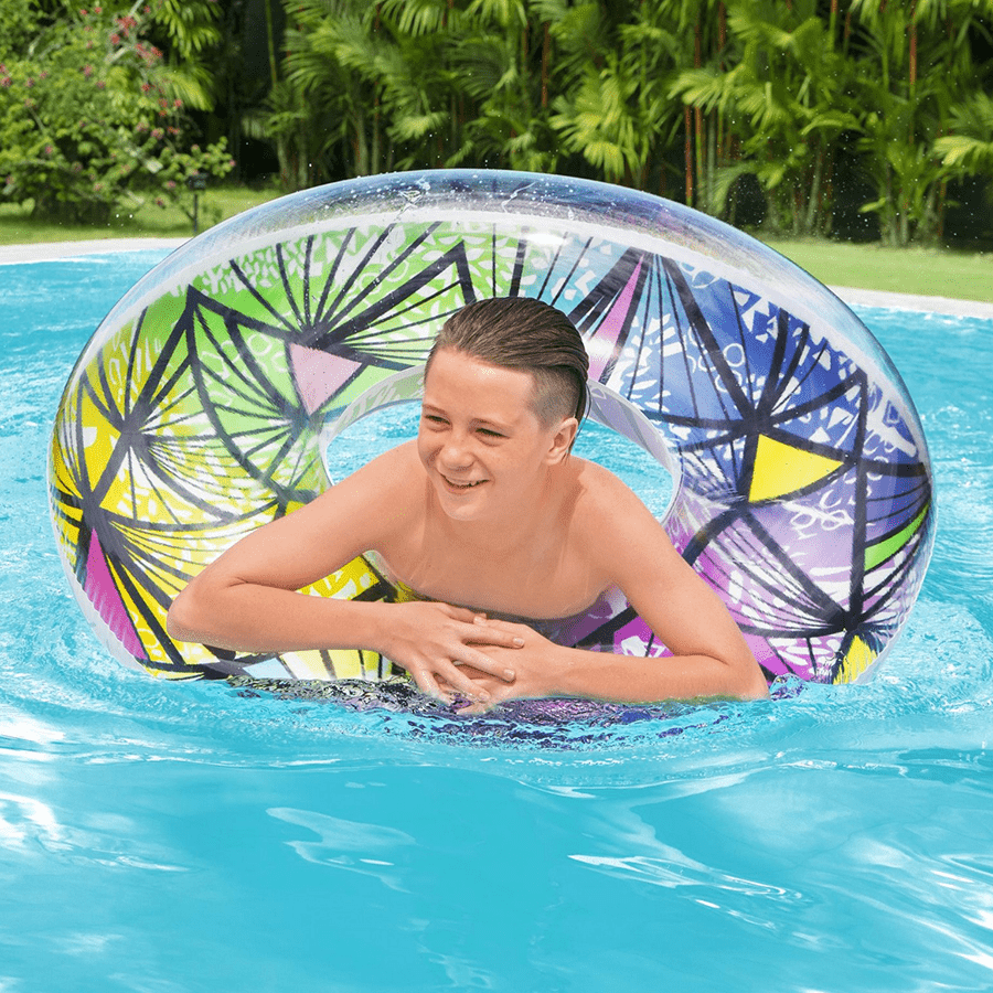 Buntglas-Schwimmbecken 119 cm