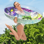 Buntglas-Schwimmbecken 119 cm