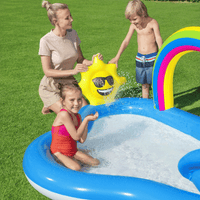 speelcenter bestway regenboog, wolken, zon | Summertoys.nl