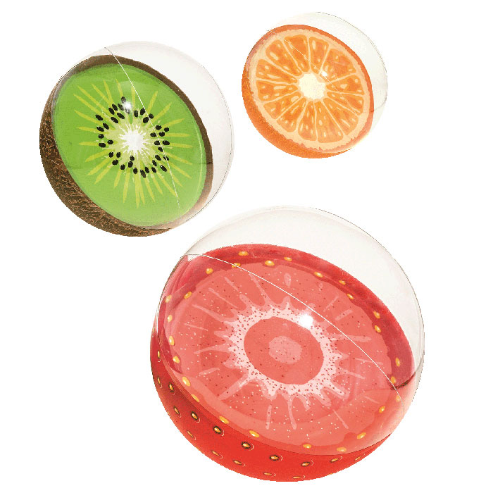 Opblaas Strandbal 'Fruity' 46 cm