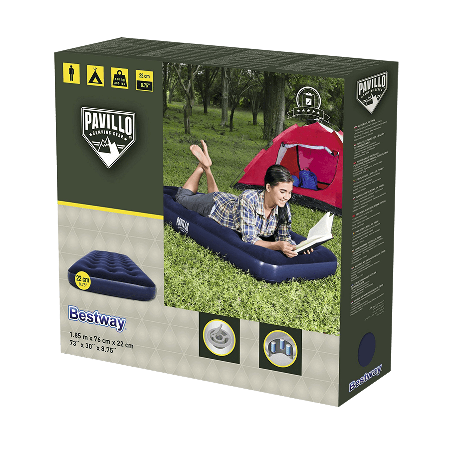 Luftmatratze für Camping-Junior-Zwillinge