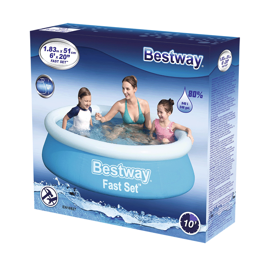 Fast Set-Schwimmbecken 183x51 cm