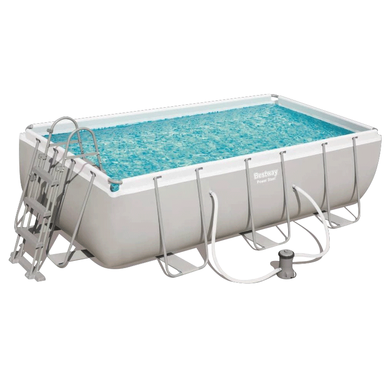 Power Steel Schwimmbad 412x201x122 cm (Set)