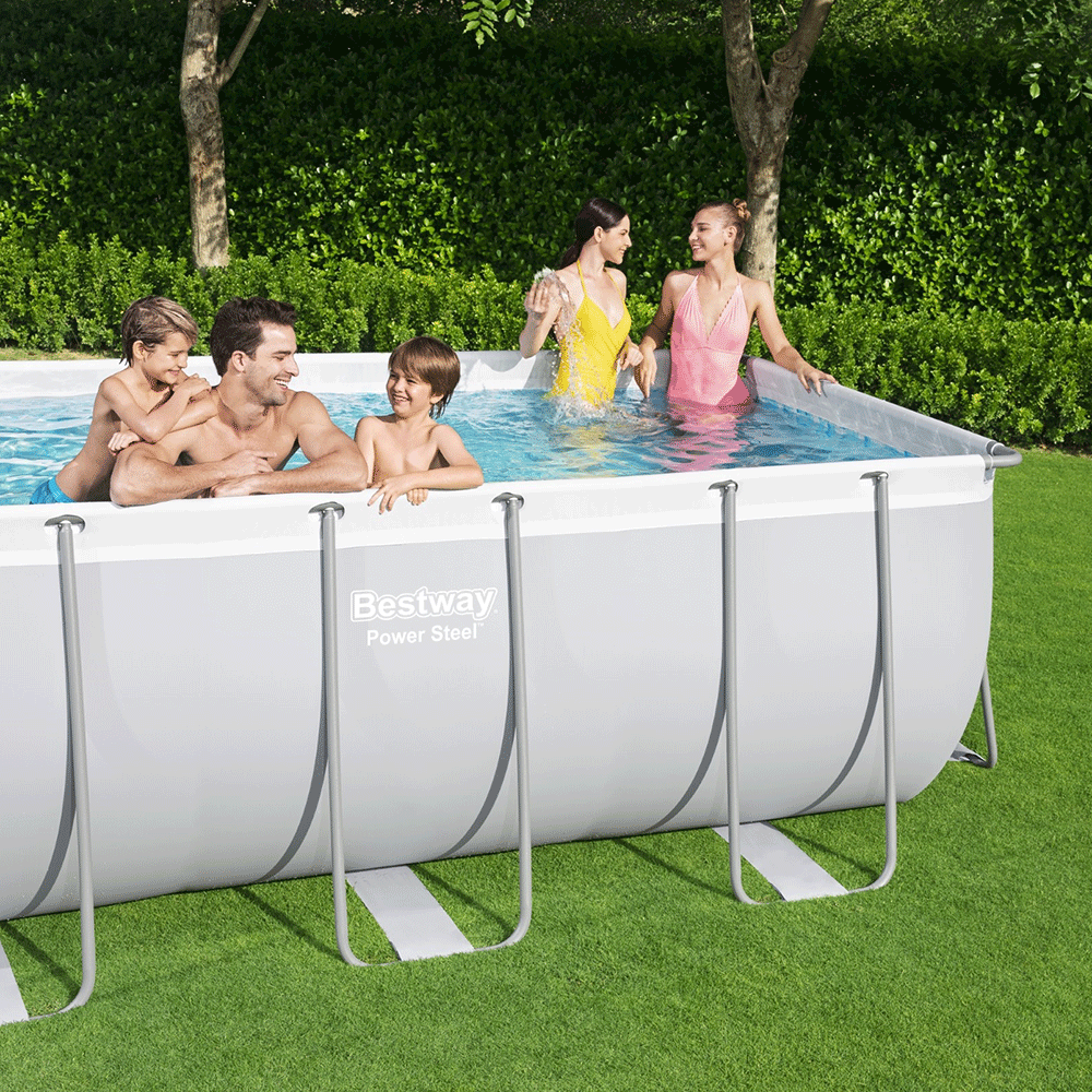 Power Steel Schwimmbad 549x274x122 cm (Set)