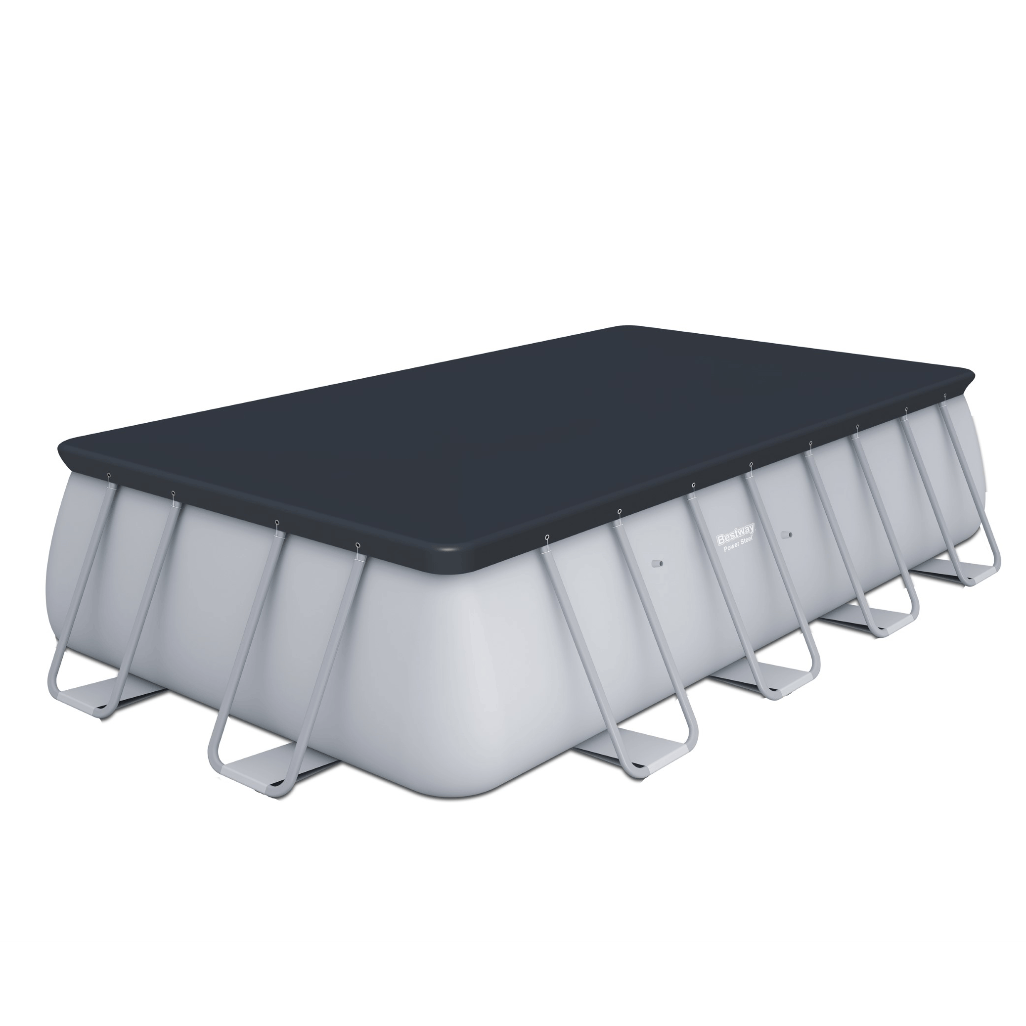 Power Steel Schwimmbad 488x244x122 cm (Set)