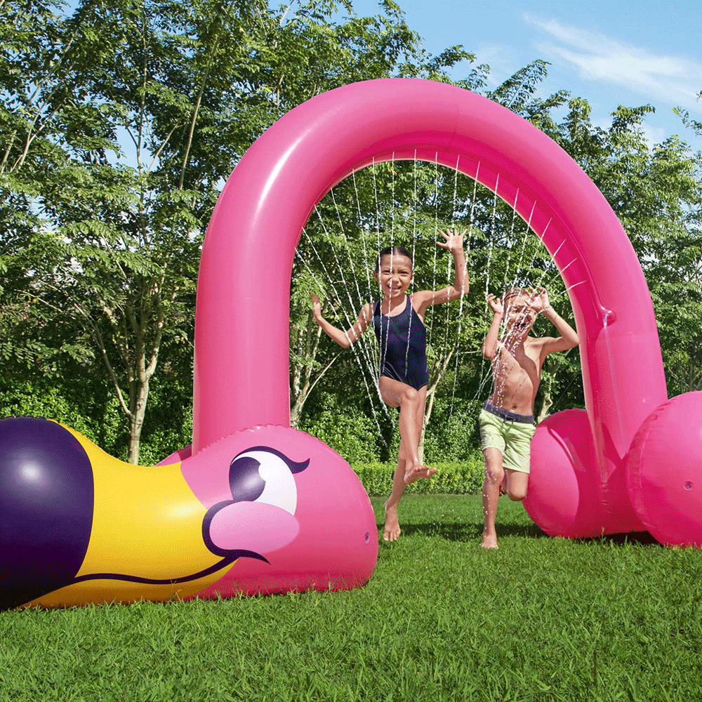 Flamingo-Sprinklerbogen