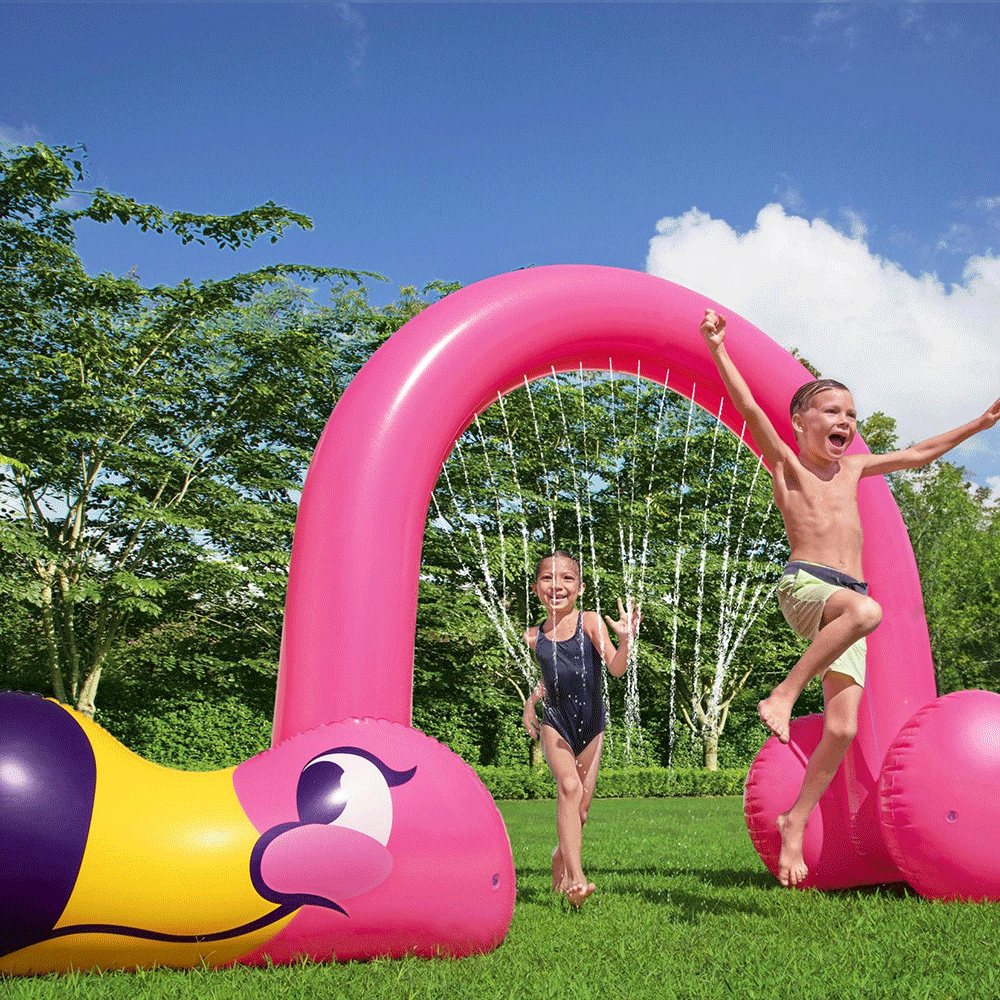Flamingo-Sprinklerbogen