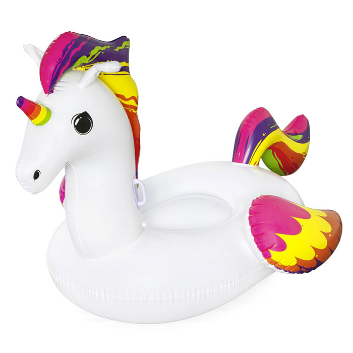 Supersized unicorn ride-on 224 cm