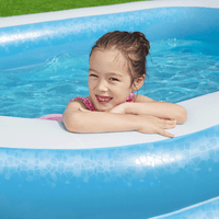 Aufblasbares Schwimmbecken 262x175x51 cm