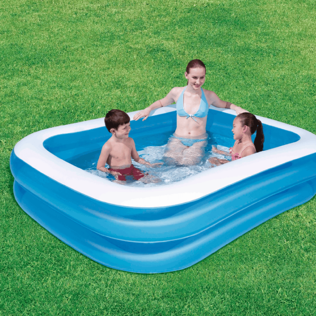 Aufblasbares Schwimmbecken 211x132x46 cm