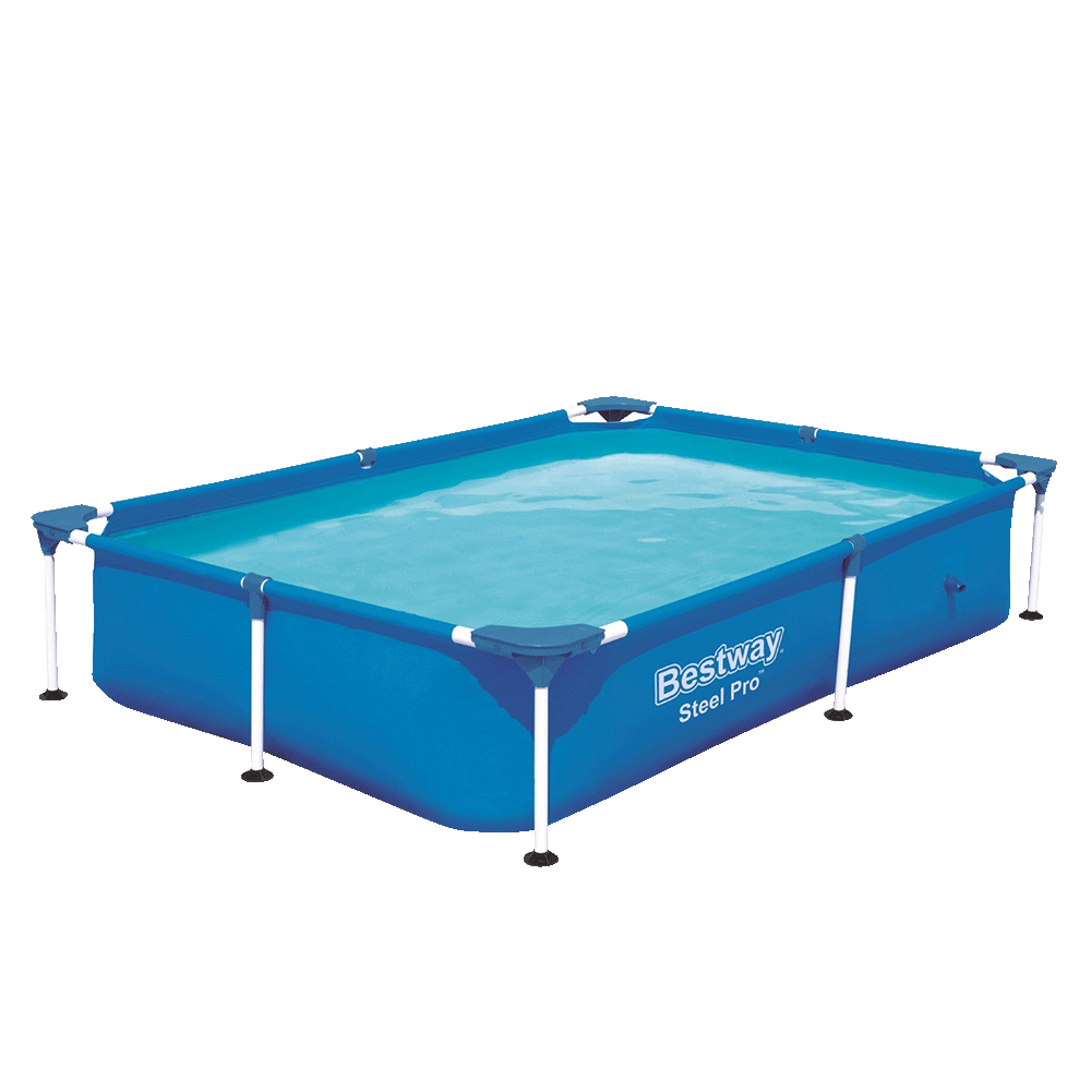 Steel Pro frame zwembad 221x150x43 cm