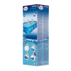 Steel Pro-Schwimmbecken 400x211x81 cm