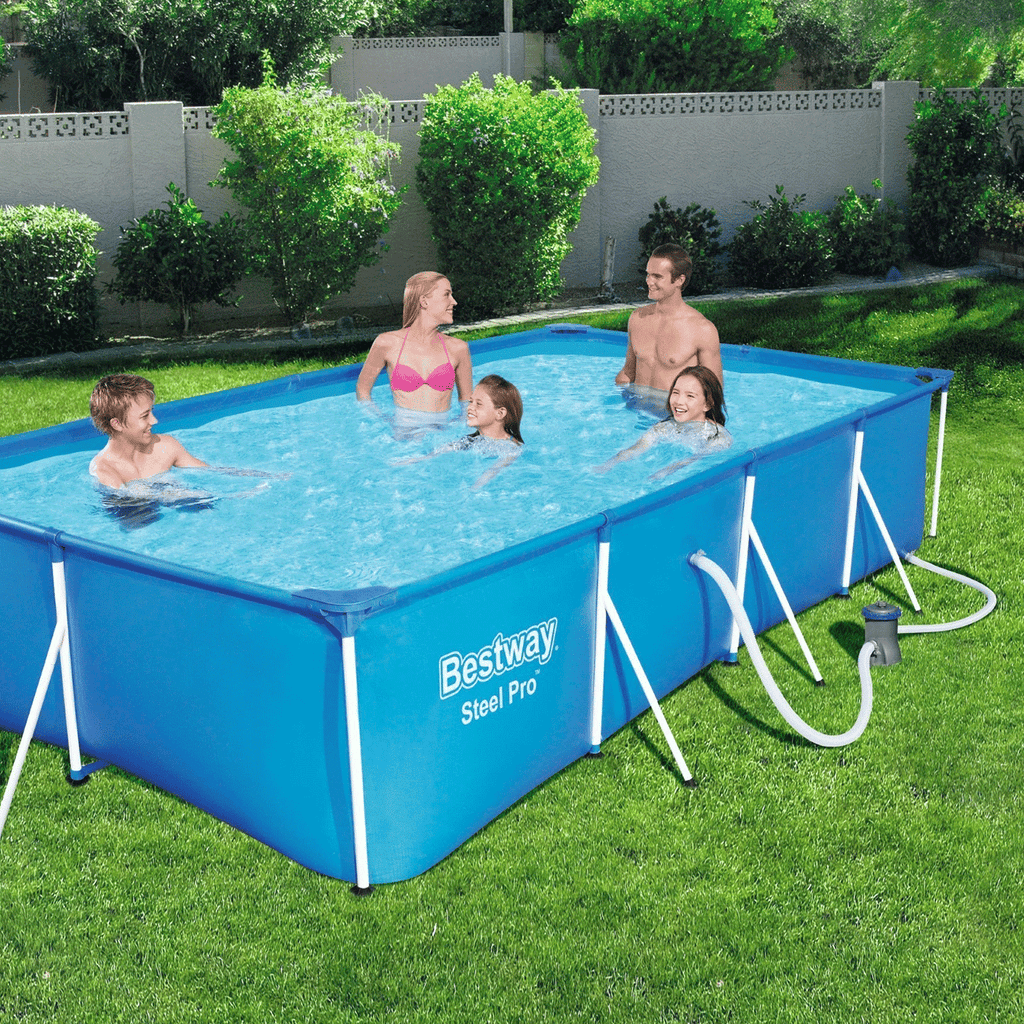 Steel Pro Schwimmbad 400x211x81 cm (Set)