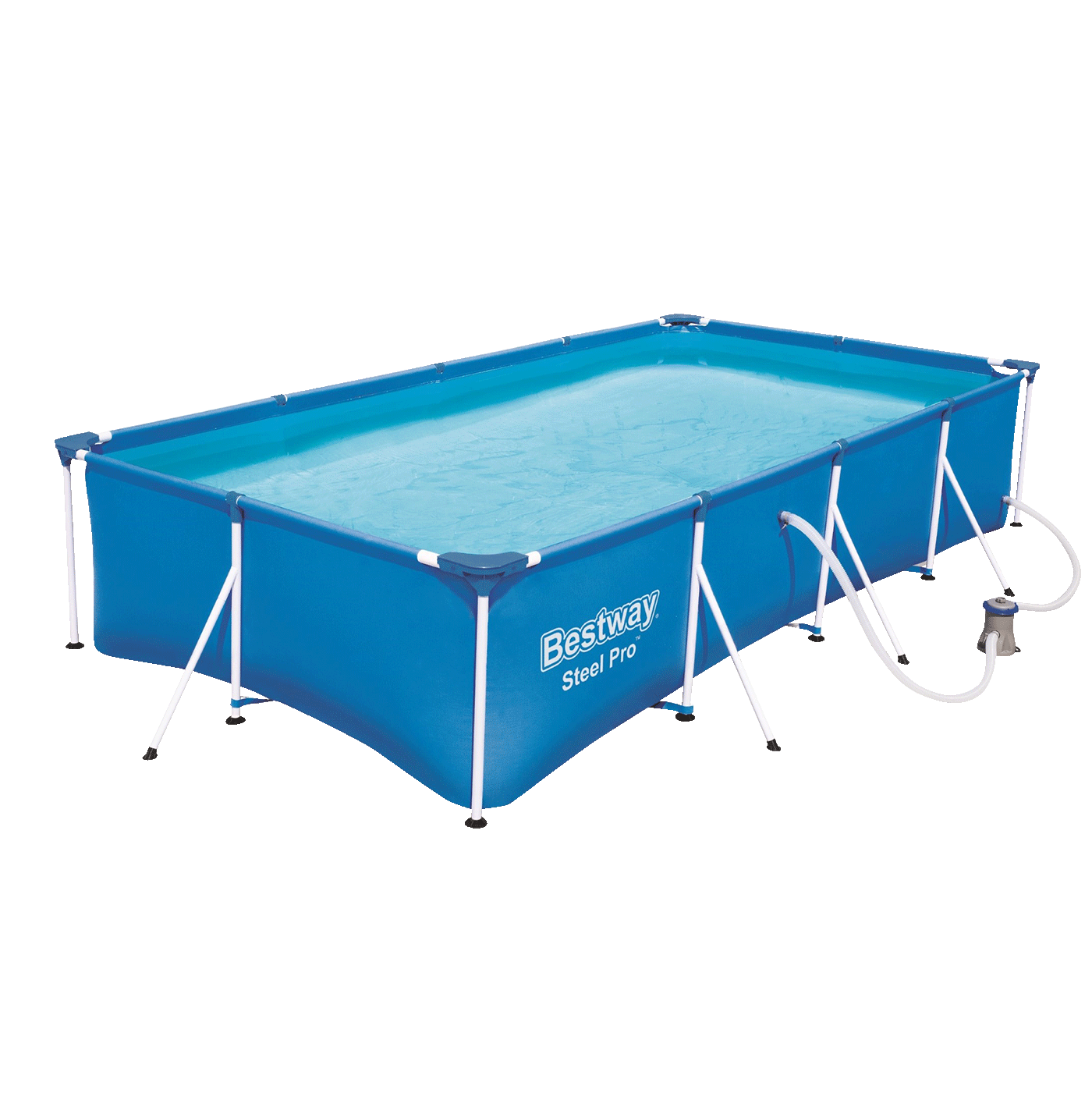 Steel Pro frame zwembad 400x211x81 cm
