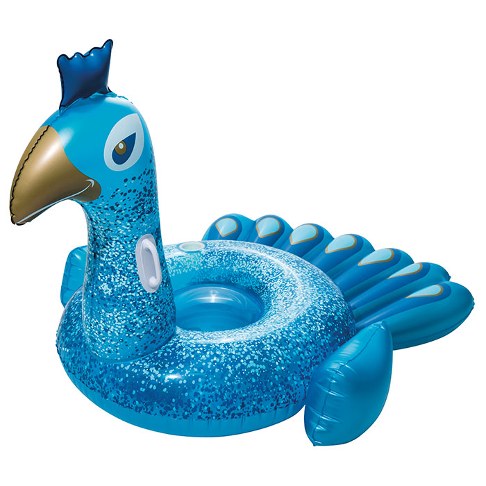 Opblaas pauw ride-on 198 cm