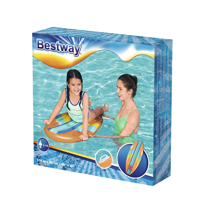 Aufblasbares Mini-Surfbrett 114 cm