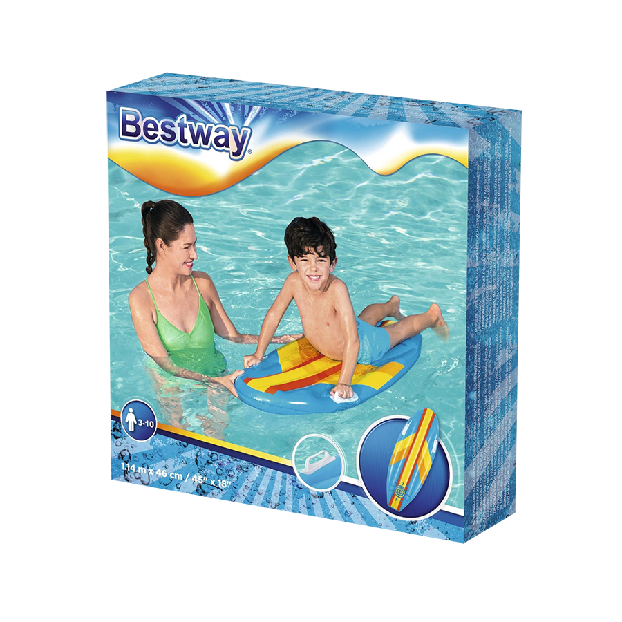 Aufblasbares Mini-Surfbrett 114 cm
